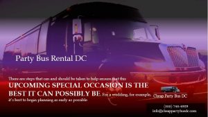 DC party bus rental