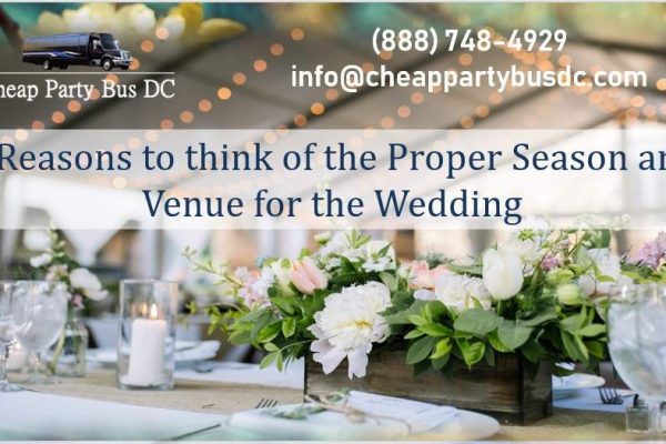 Affording Your Wedding the Best Time for Season and Venue